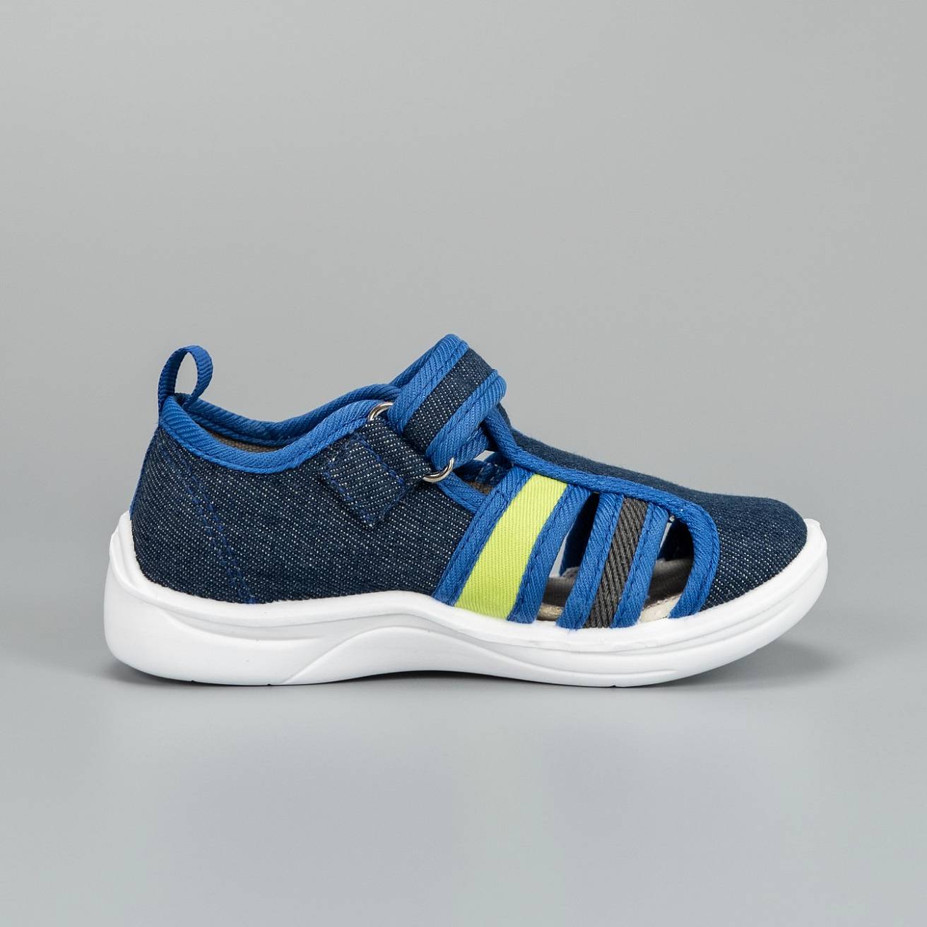 Тапочки детские Nordman Stars cине-зеленые - фото 4