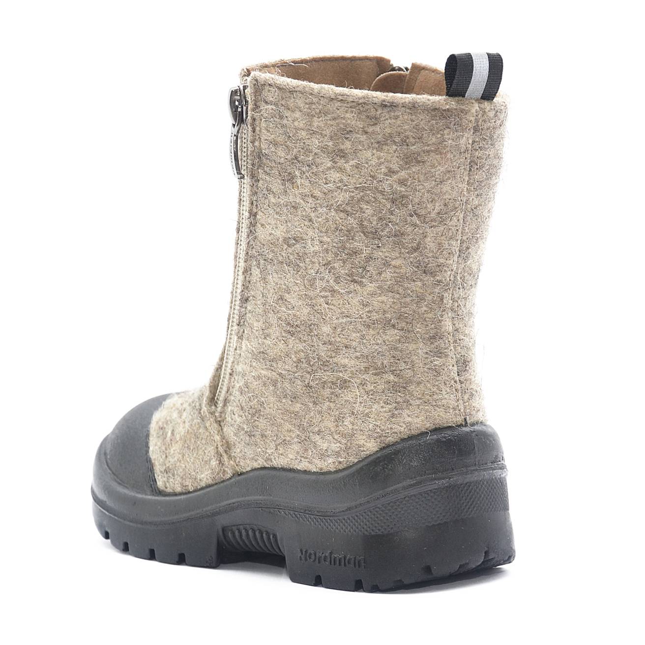 Валенки Nordman на двух молниях с кожаным носом с рисунком пингвин - фото 5