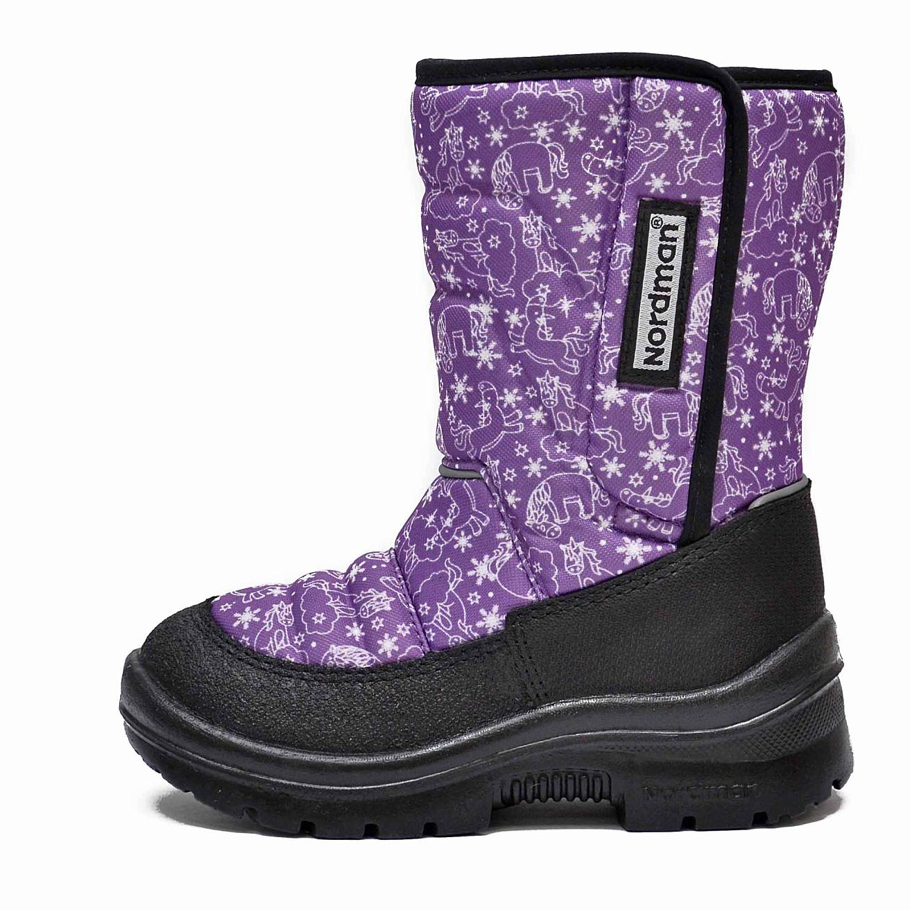 Зимние детские сапоги Nordman Lumi на липучке UNICORNS - фото 3
