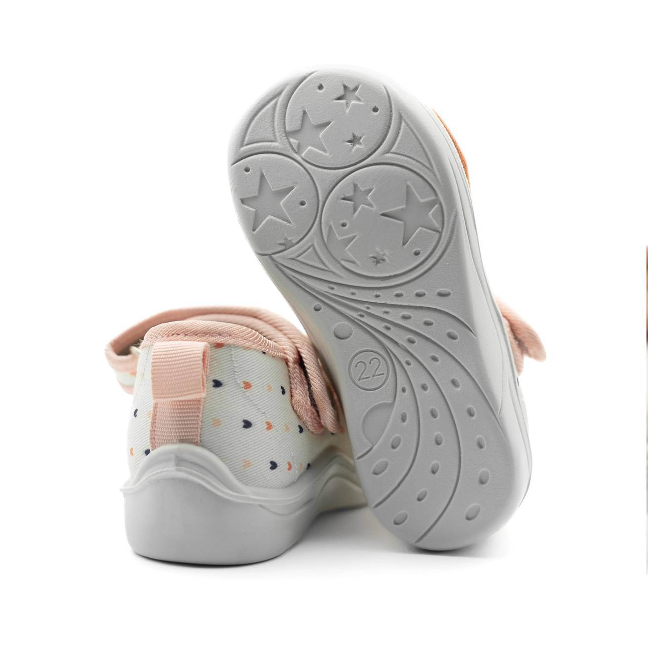 Тапочки детские Nordman Stars белые - фото 3