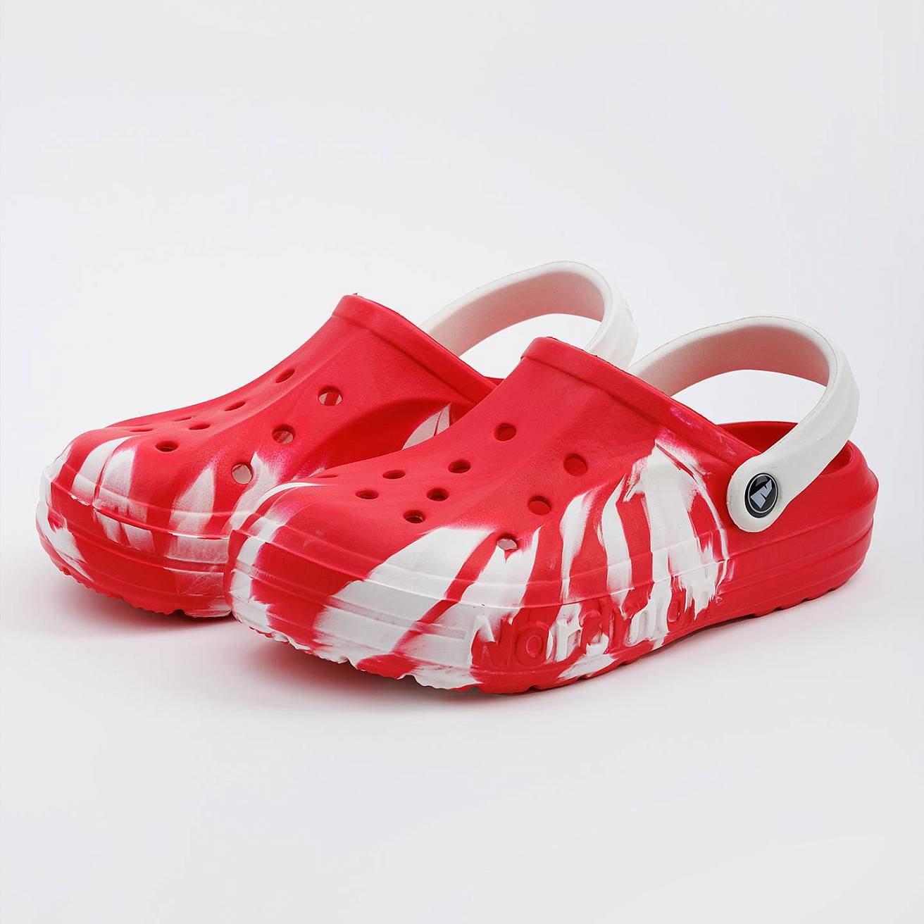 Nordman Shark СПАРТАК красно-белые с белым ремешком - фото 1