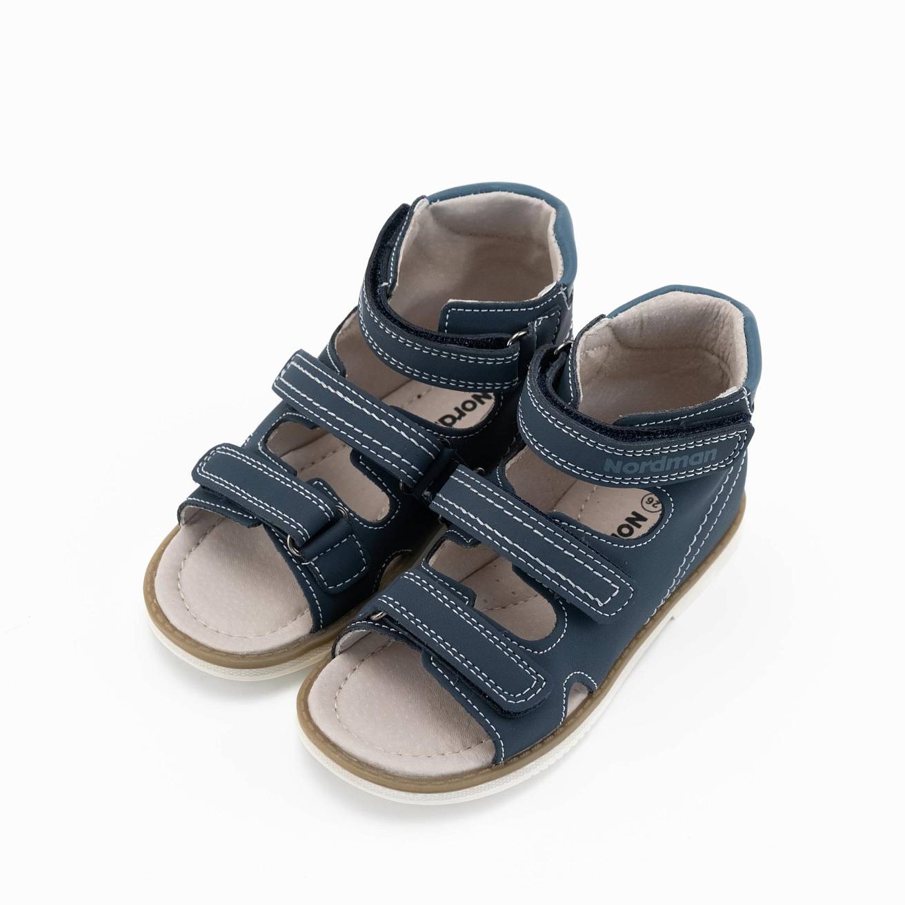 Сандалики детские Nordman Boom цвет тёмно-синий - фото 2