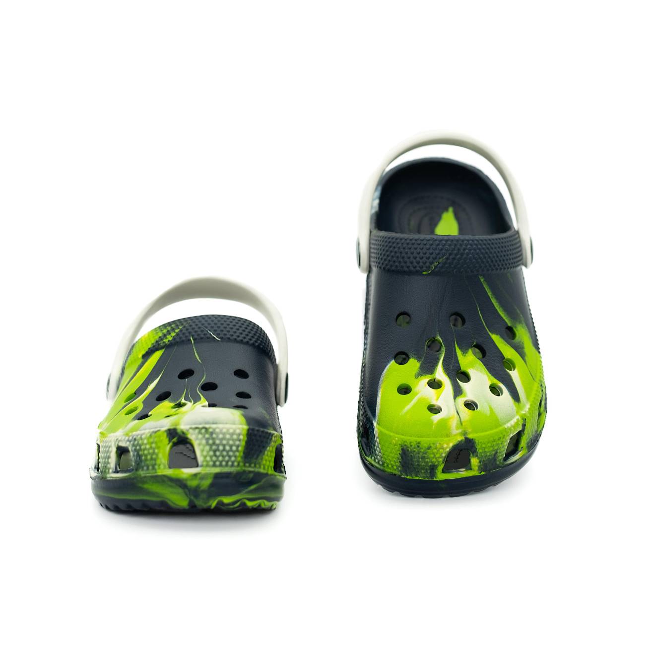 Сабо из ЭВА Nordman Schlöps синие с модуляцией бело-зеленая - фото 6