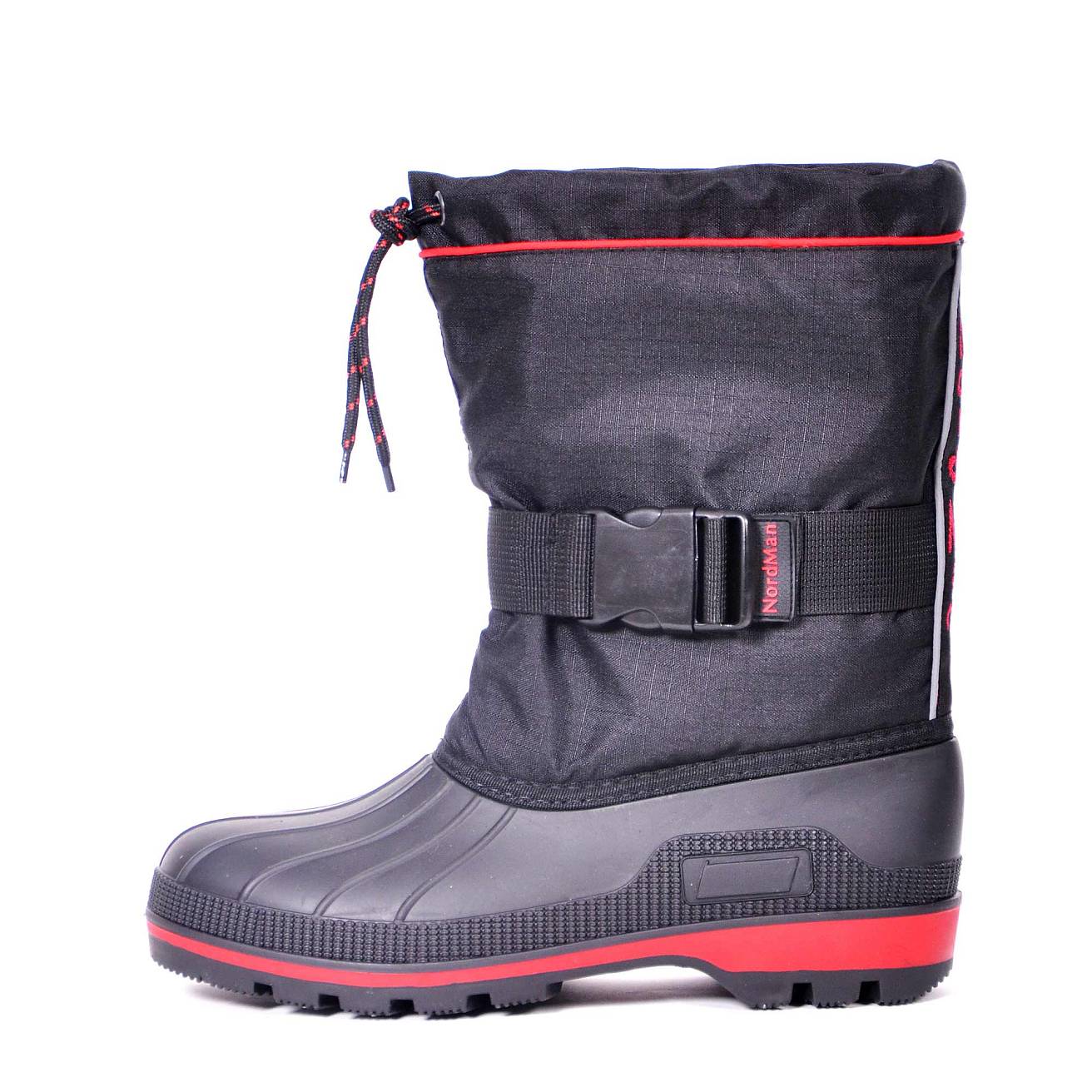 Бахилы Nordman New Red укороченные ткань Rip Stop черные - фото 2