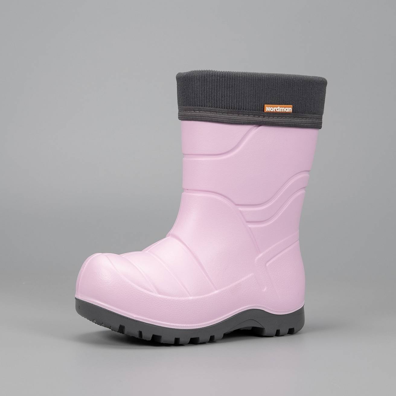 Сапоги детские Nordman Flash со съемным флисовым утеплителем нежно-розовые - фото 3