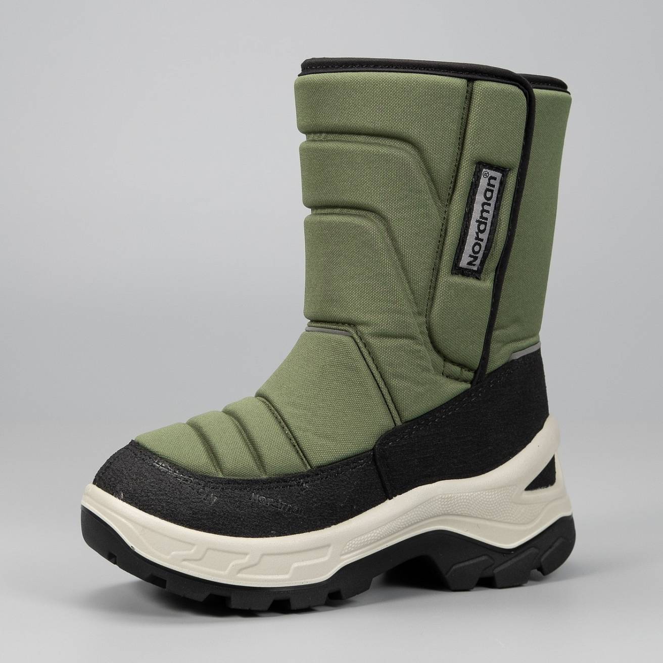 Зимние детские сапоги Nordman Lumi 2.0 хаки - фото 2