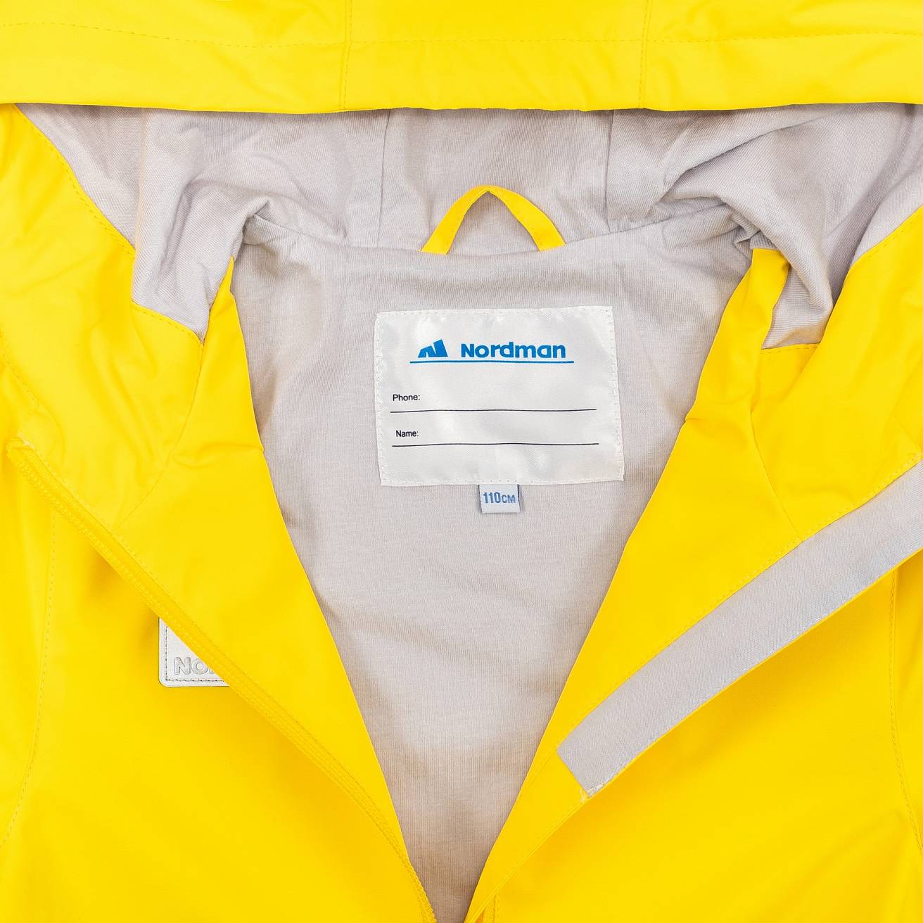 Nordman Wear куртка-ветровка без утеплителя желтая - фото 7