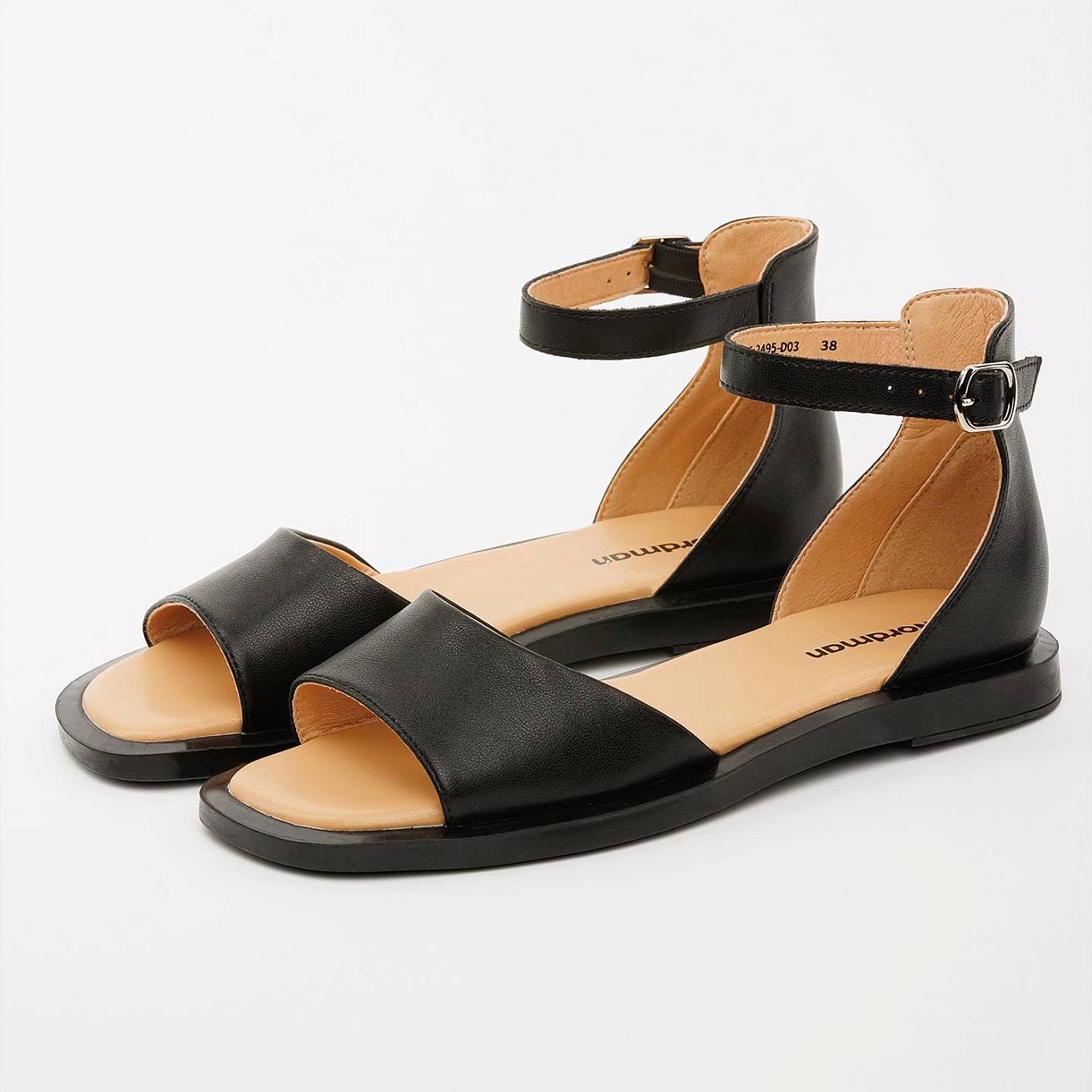 Женские сандалии Nordman черные - фото 1