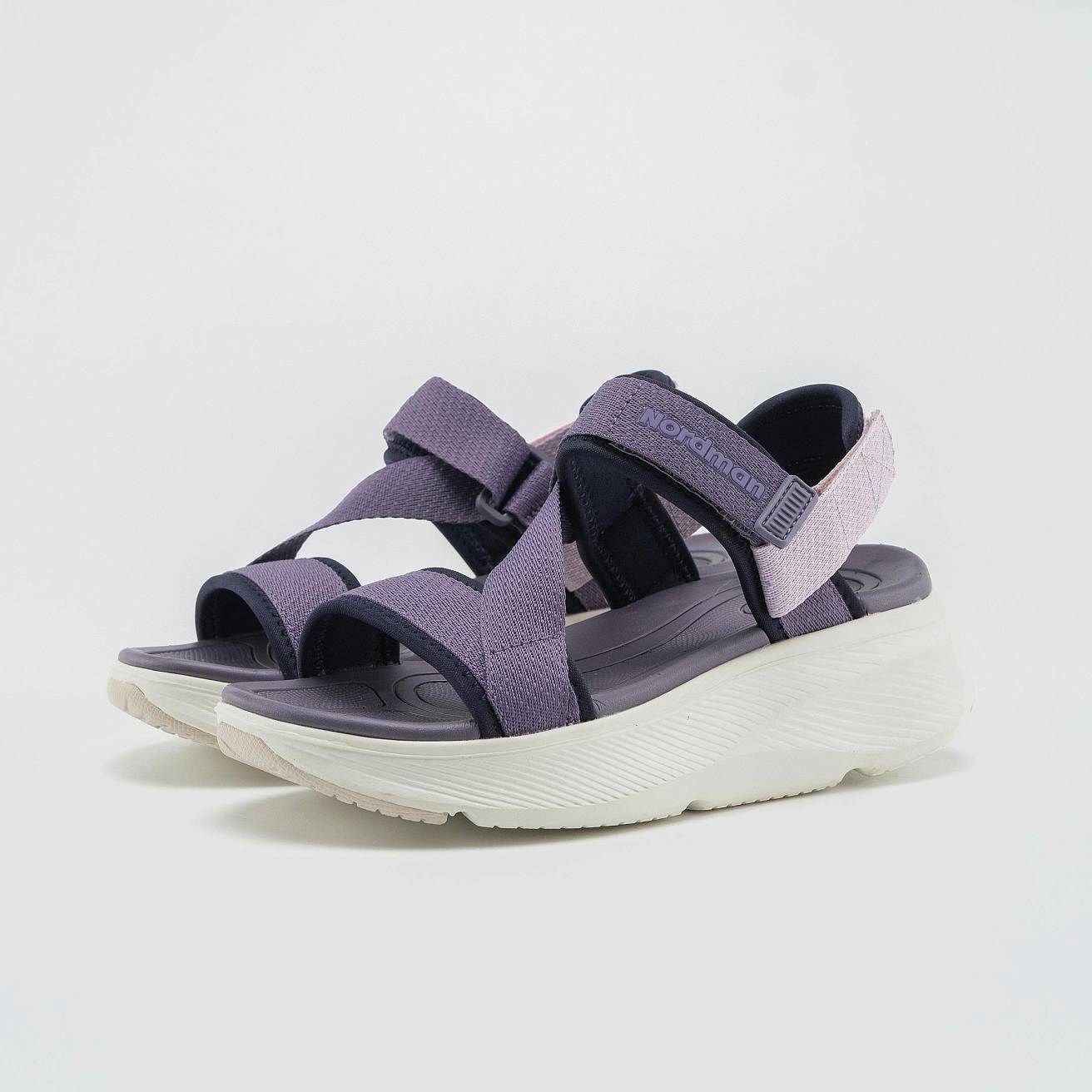 Nordman сандалии женские летние пурпурные - фото 2