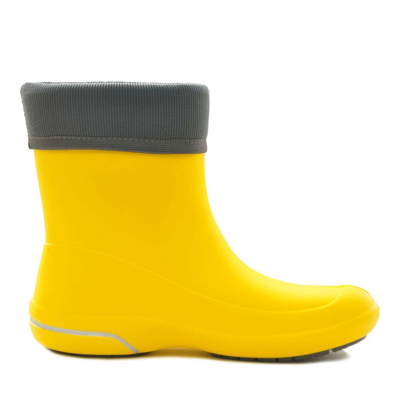 Женские сапоги Nordman Kleo из ЭВА с флисовым утеплителем  желтые с серым - фото 5