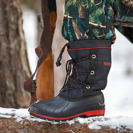 Бахилы Nordman New Red укороченные с многослойным вкладышем ткань Rip Stop черные