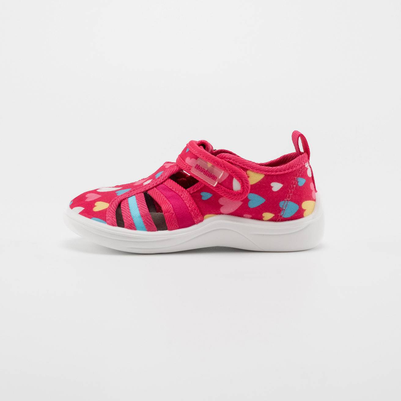 Тапочки детские Nordman Stars принт сердечки - фото 2