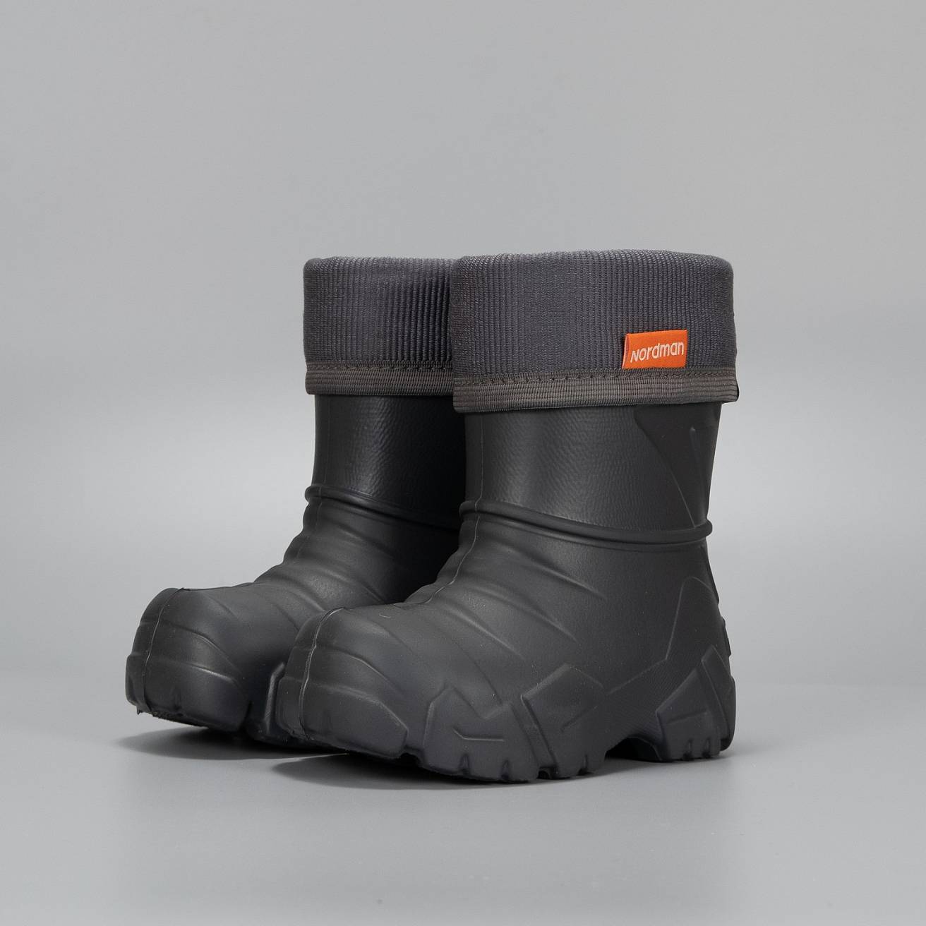 Сапоги детские Nordman Kids со съемным флисовым утеплителем серые - фото 2
