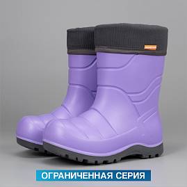 Фото Сапоги детские Nordman Flash со съемным флисовым утеплителем фиолетовые