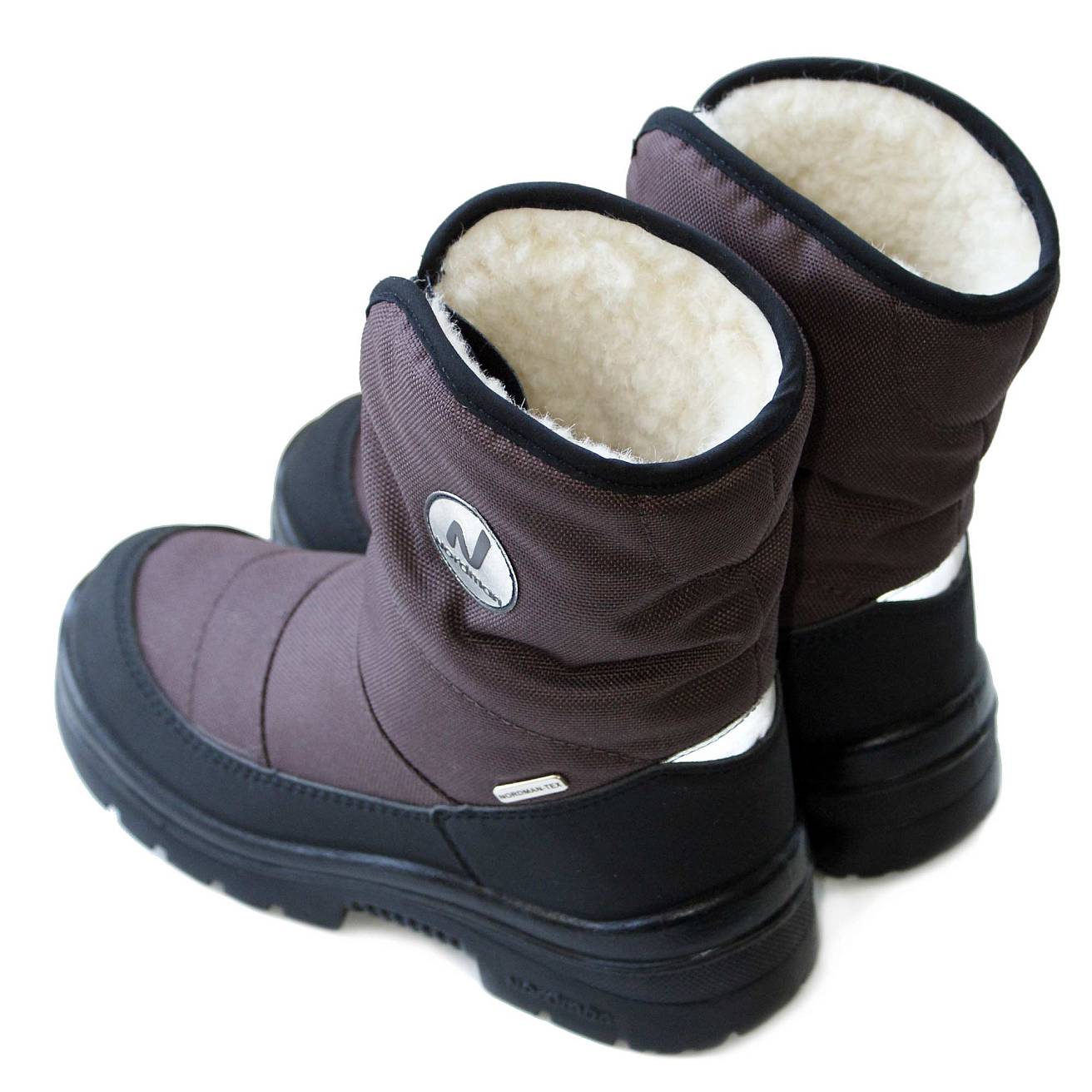 Зимние детские сапоги Nordman Next коричневые - фото 7