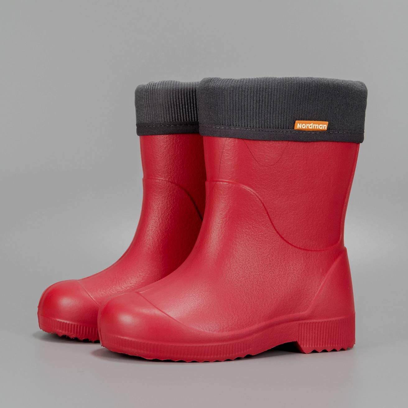 Сапоги детские Nordman Jet со съемным флисовым утеплителем красные - фото 2