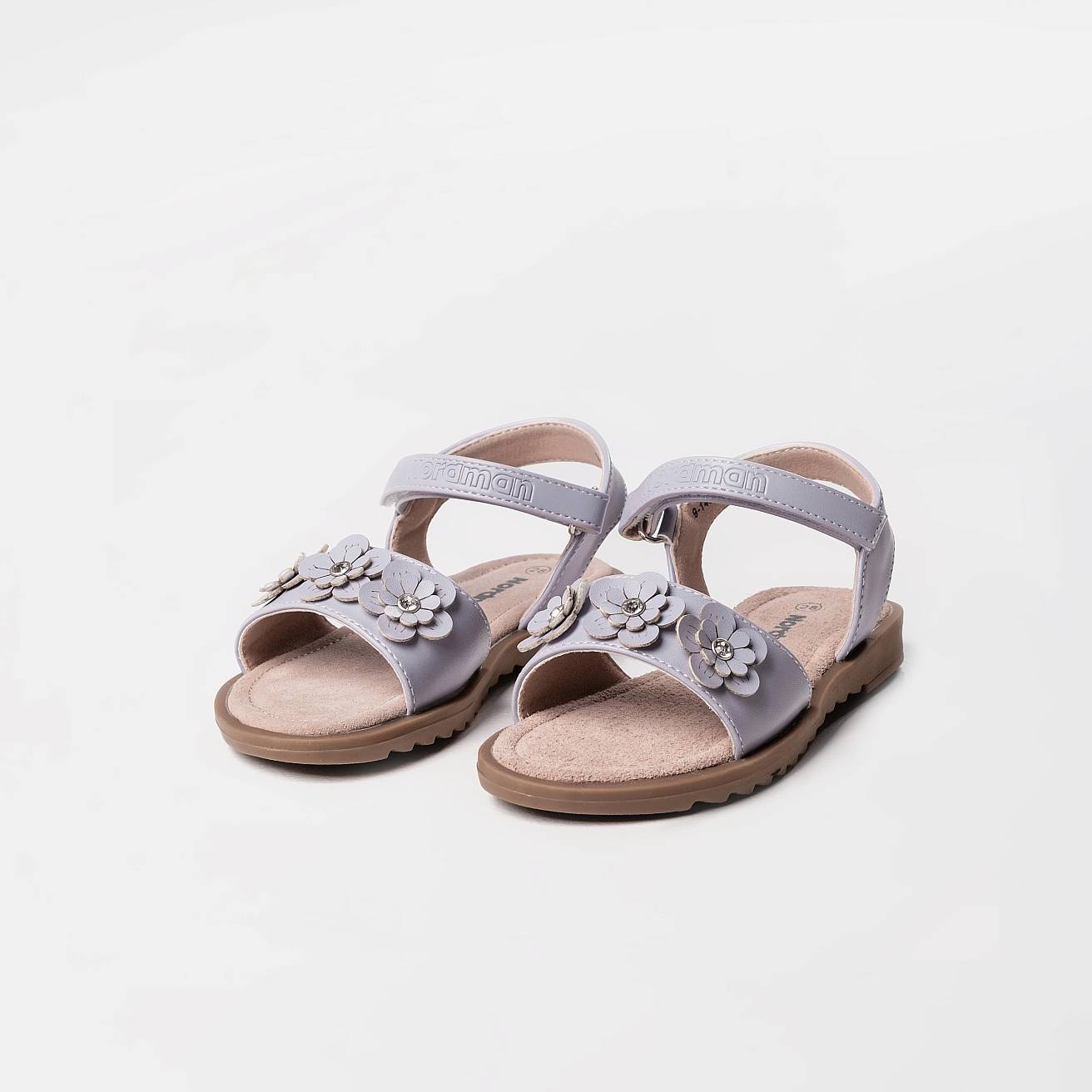 Босоножки детские летние лиловые - фото 3