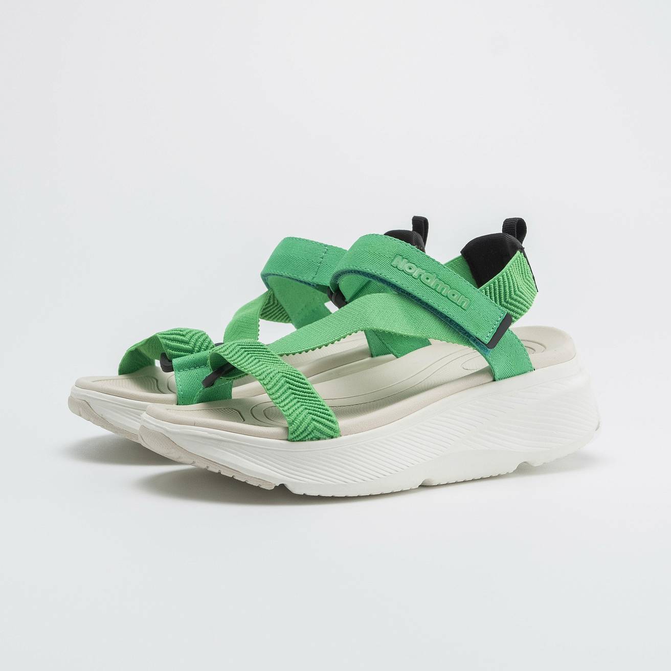 Nordman сандалии женские летние зелёные - фото 2