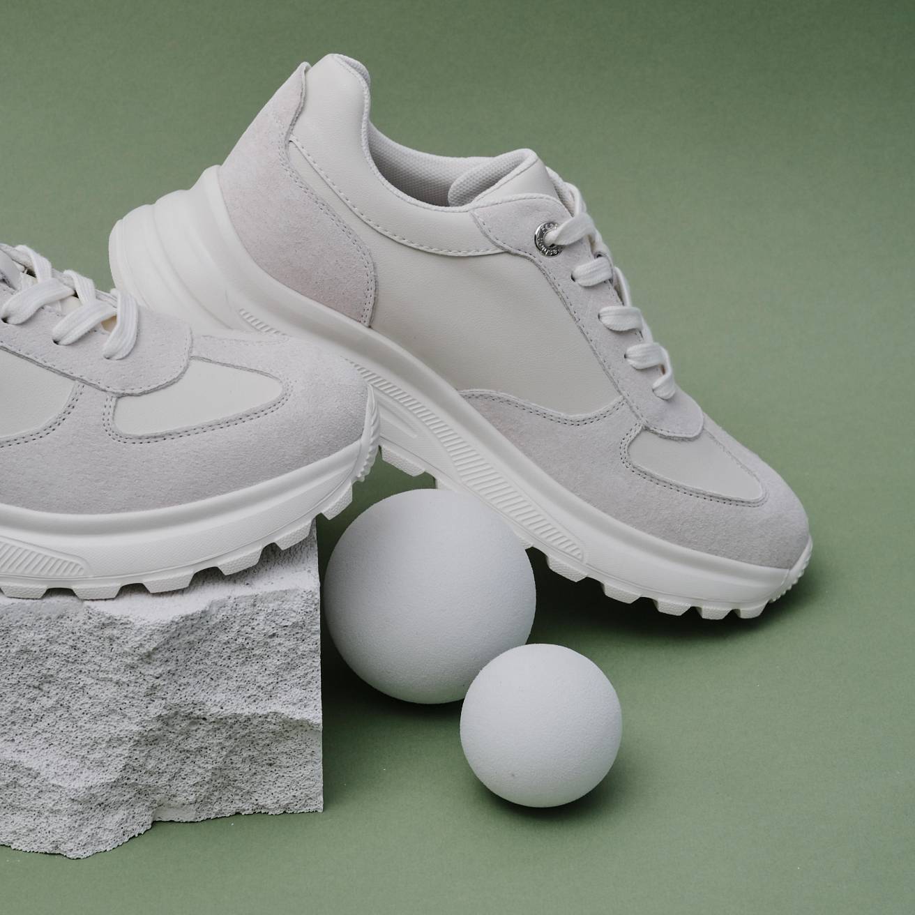 Кроссовки Nordman женские белые - фото 3