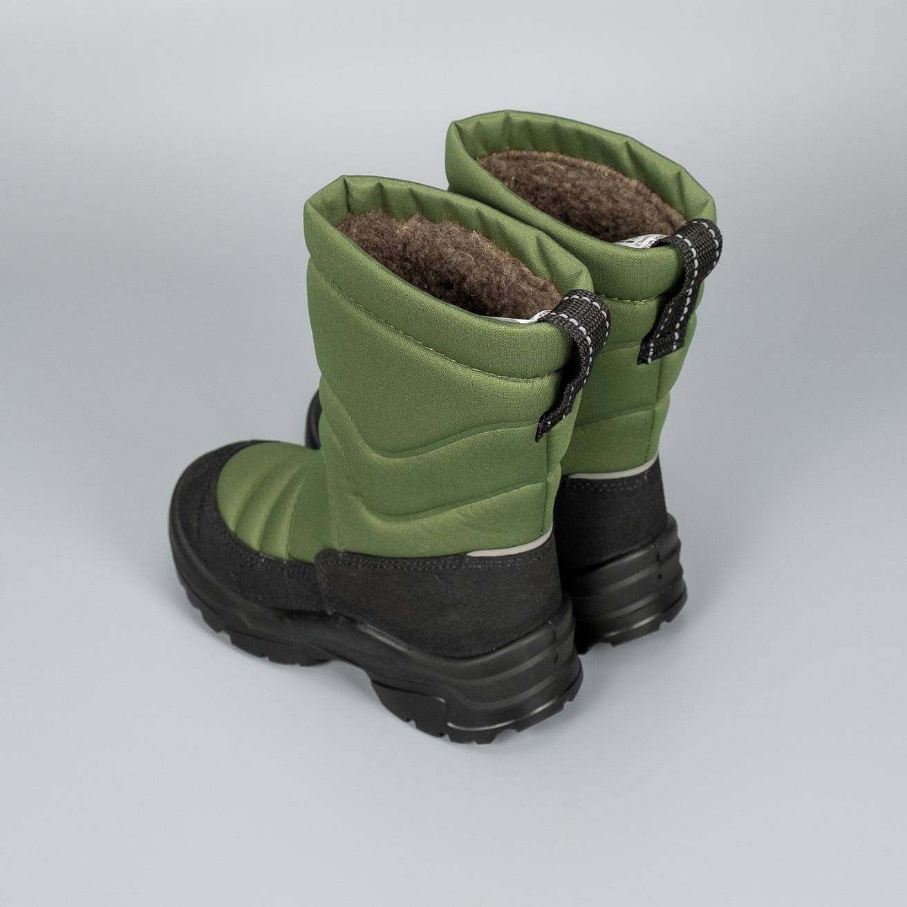 Зимние детские сапоги Nordman Lumi Хаки - фото 6