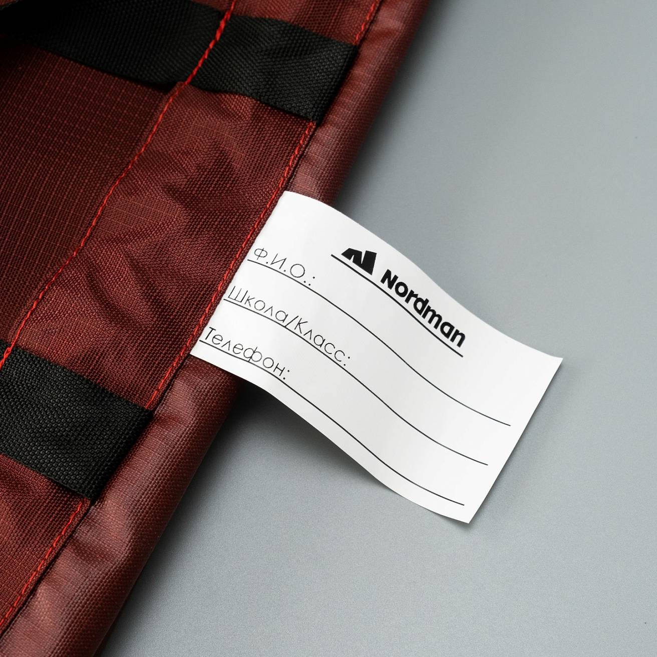 Сумка для обуви Nordman, Детская, цвет Бордовый - фото 2