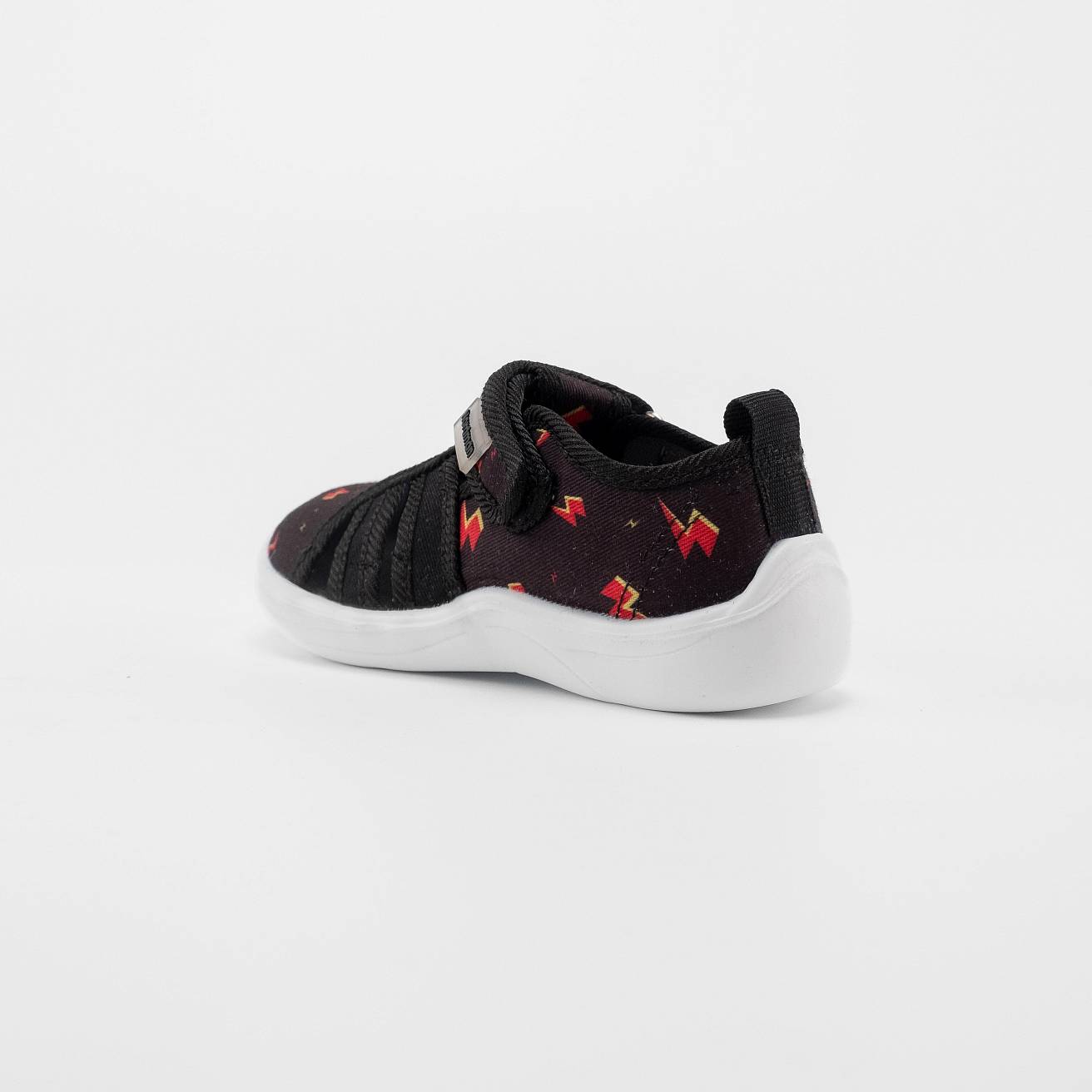 Тапочки детские Nordman Stars черный с принтом - фото 8