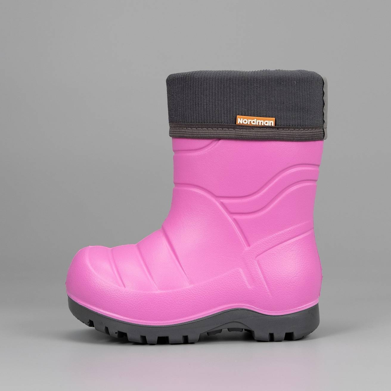 Сапоги детские Nordman Flash со съемным флисовым утеплителем розовые - фото 3