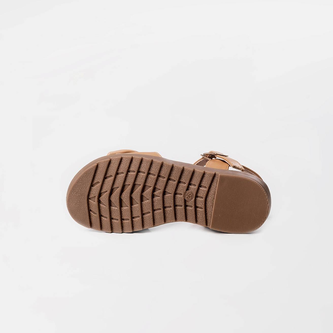 Босоножки детские летние коричневые - фото 9