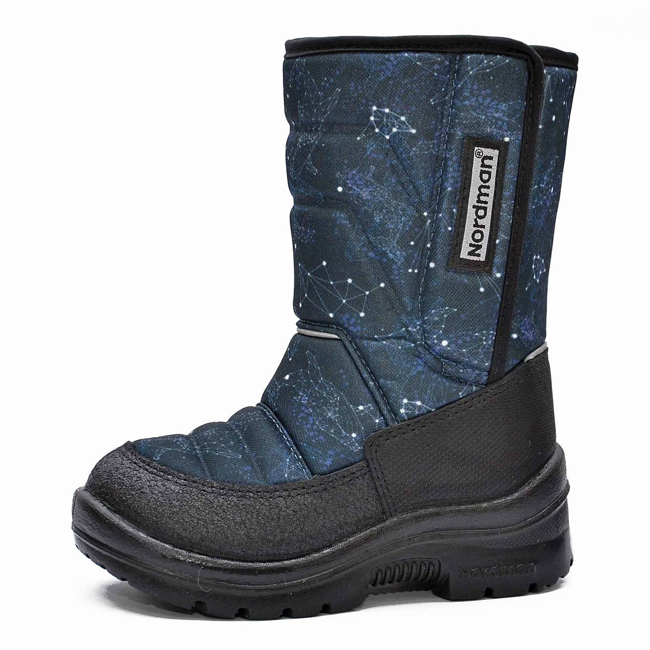 Зимние детские сапоги Nordman Lumi на липучке WHALE_SV#NAVY - фото 2