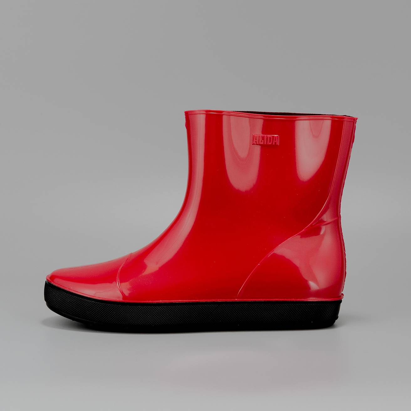 Женские ботильоны Nordman Alida красные с черной подошвой - фото 3