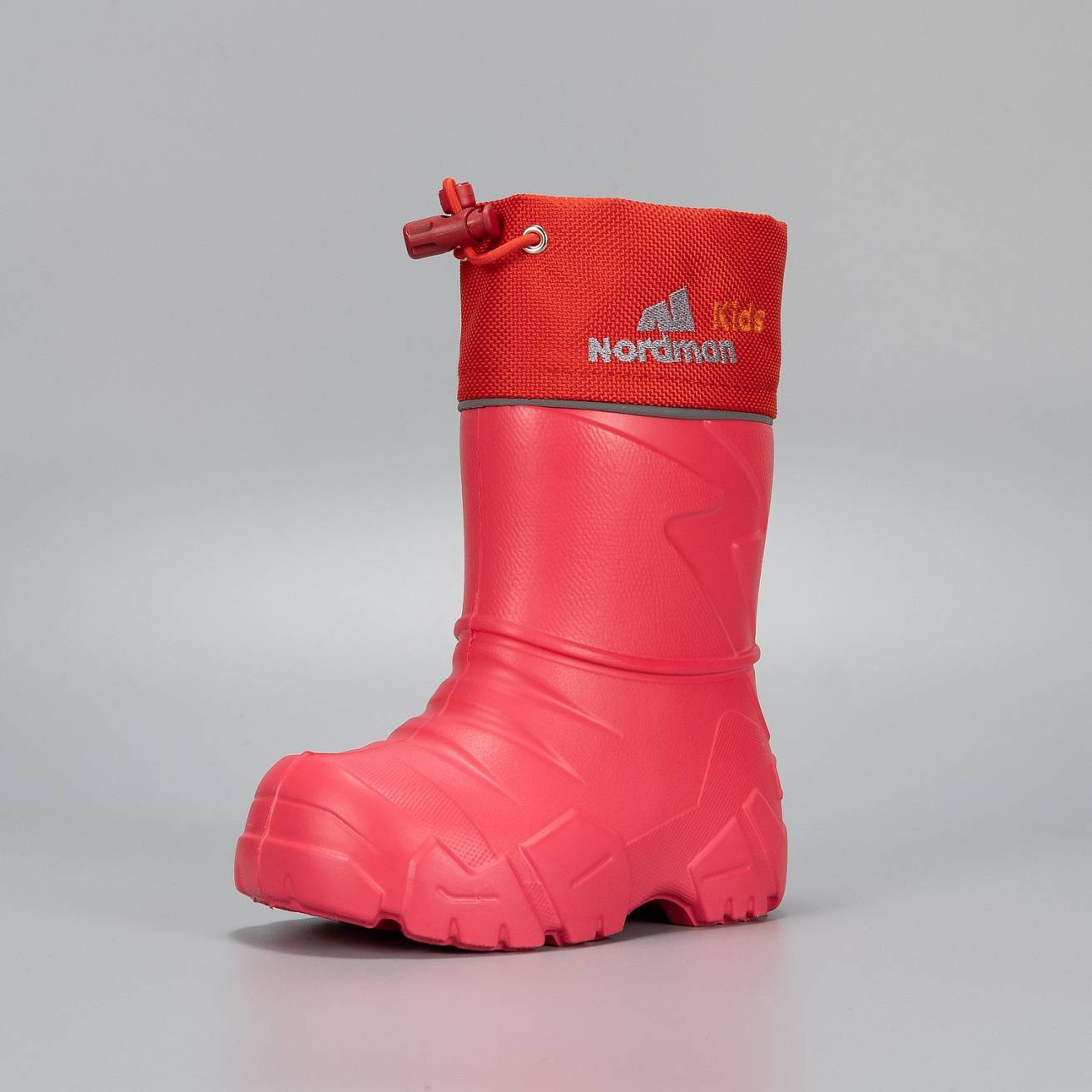 Сапоги Nordman Kids из ЭВА со съёмным мехом красные - фото 2