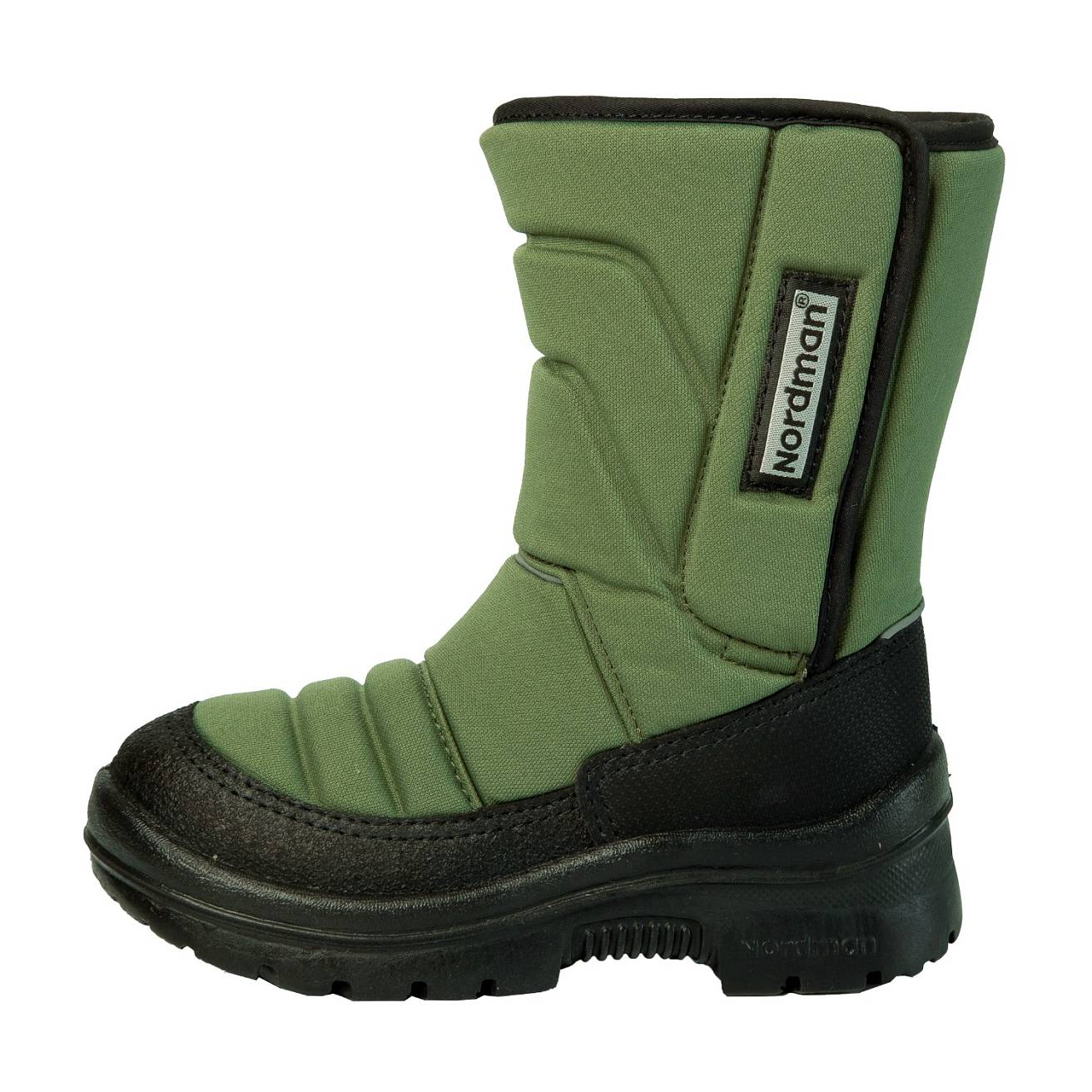 Зимние детские сапоги Nordman Lumi  на липучке Хаки - фото 3