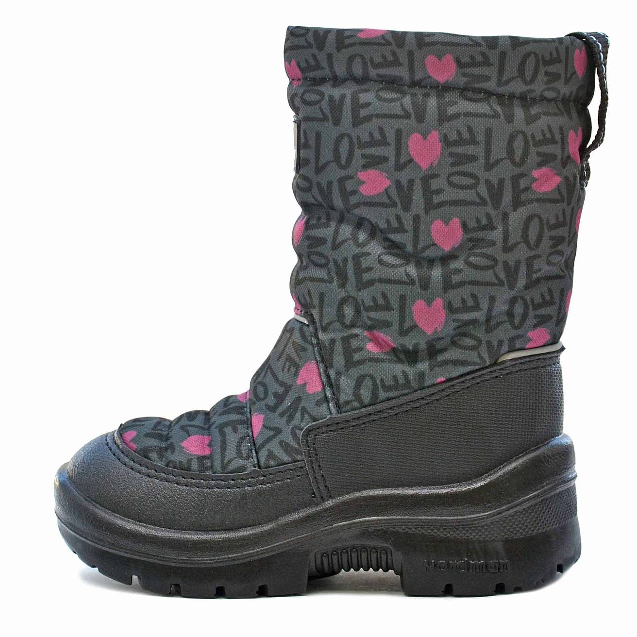 Зимние детские сапоги Nordman Lumi LV GREY - фото 3