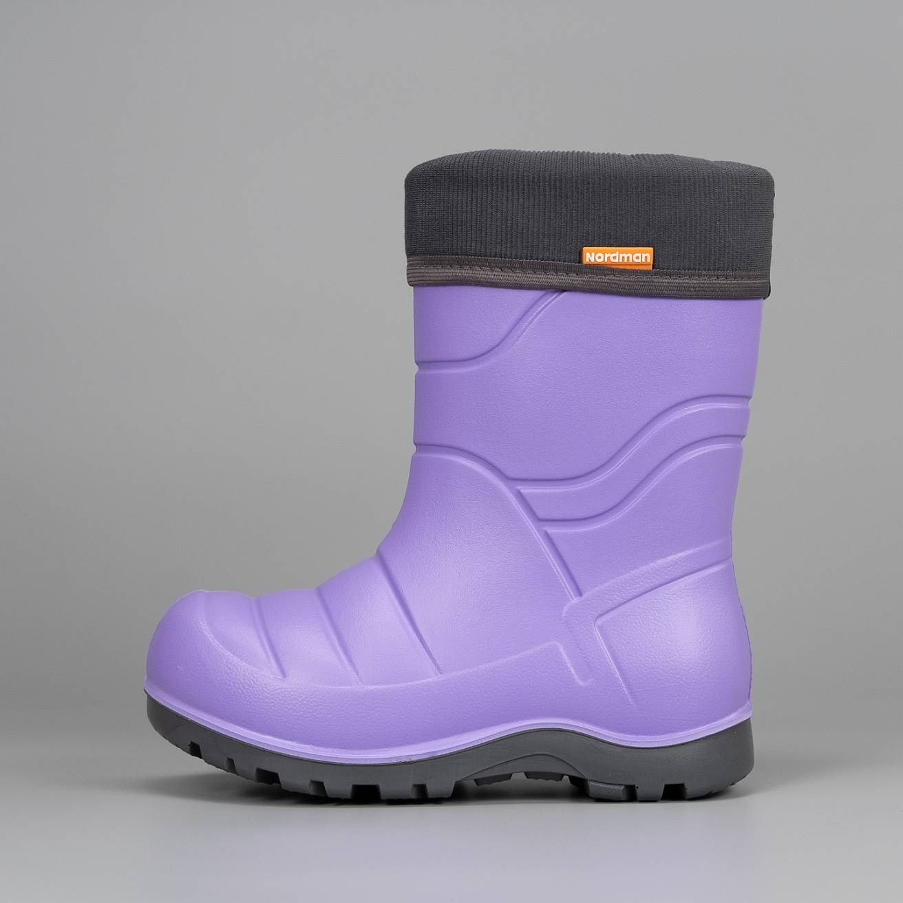 Сапоги детские Nordman Flash со съемным флисовым утеплителем фиолетовые - фото 3