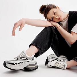 Женские кроссовки Nordman бежевые