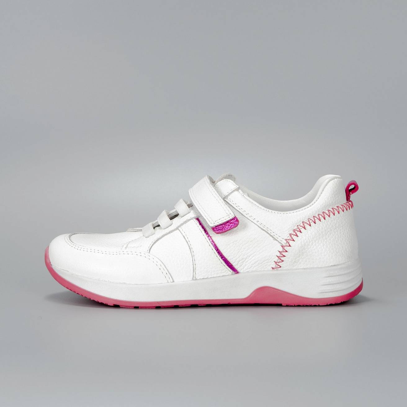 Кожаные кроссовки Nordman Groove белые - фото 3