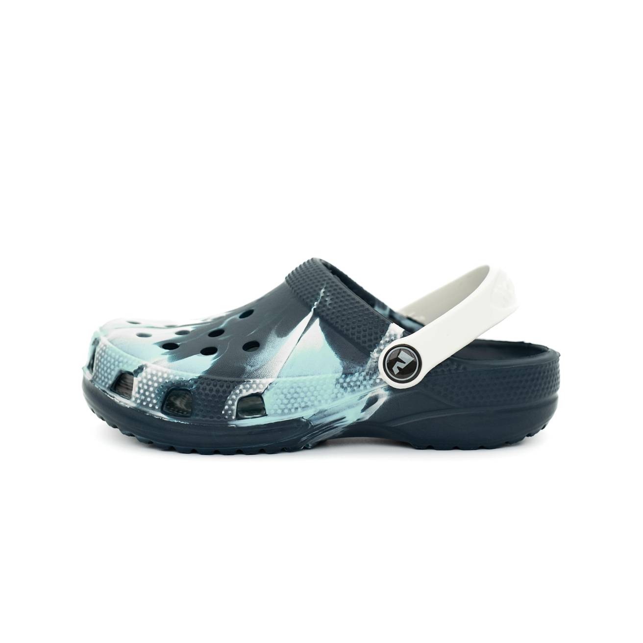 Сабо из ЭВА Nordman Schlöps синие с модуляцией бело-голубой - фото 7