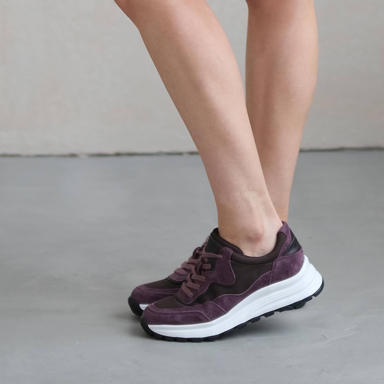 Кроссовки Nordman женские цвет бордовый - фото 3