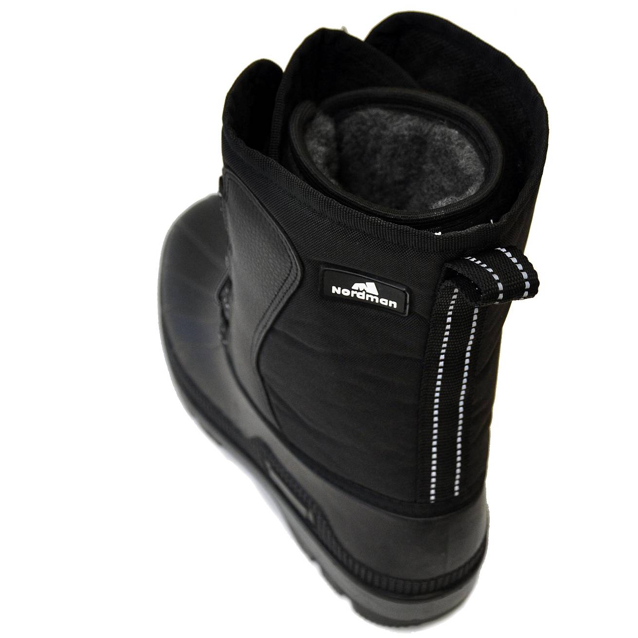 Сноубутсы Nordman Kraft  утепленные из ТЭП на шнурках черные - фото 5