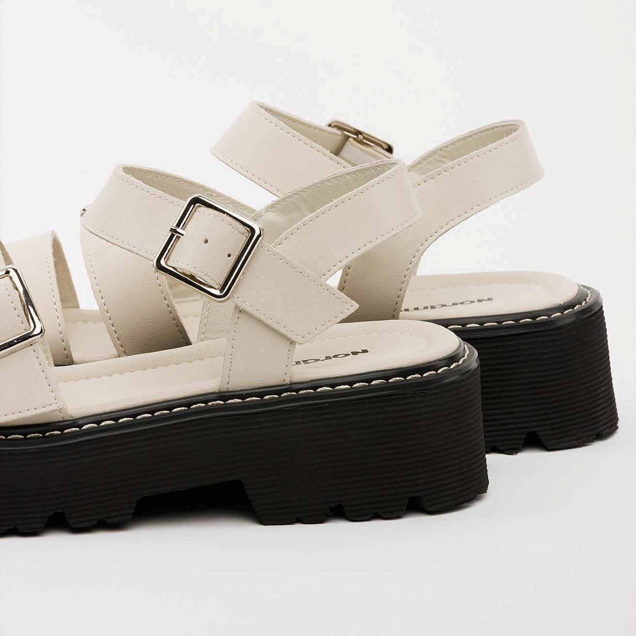 Женские сандалии Nordman бежевые - фото 2