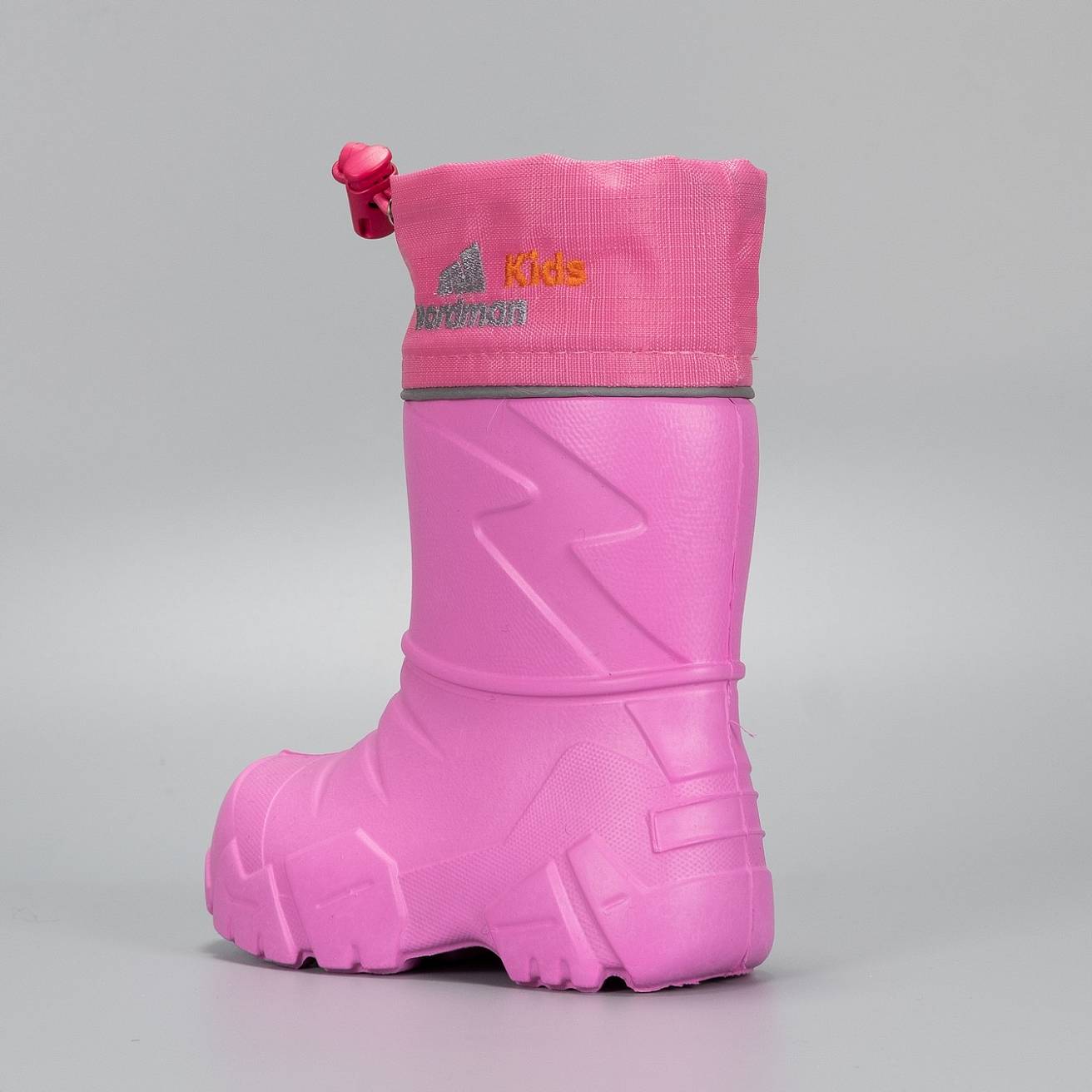 Сапоги Nordman Kids из ЭВА с вшитым меховым вкладышем розовые - фото 4