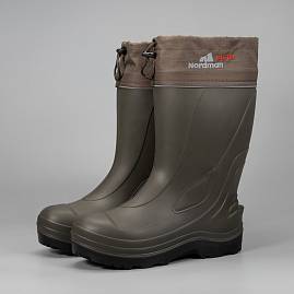 Фото Сапоги Nordman Ultra до -50 ºС с меховым вкладышем оливковые с черным