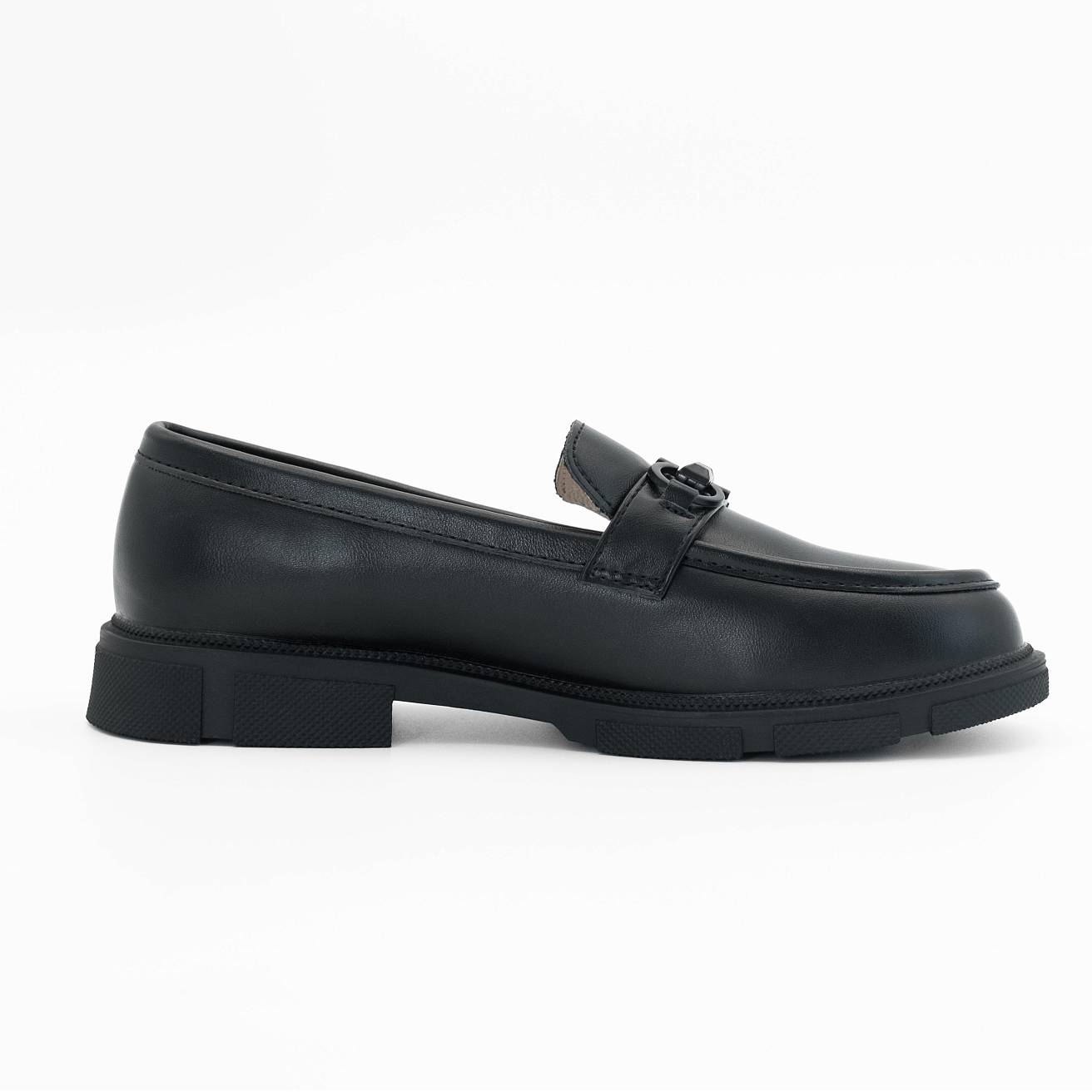 Лоферы Nordman для девочек цвет черный - фото 4