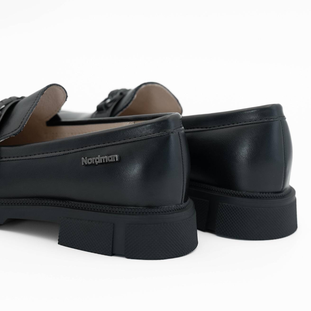 Лоферы Nordman для девочек цвет черный - фото 2
