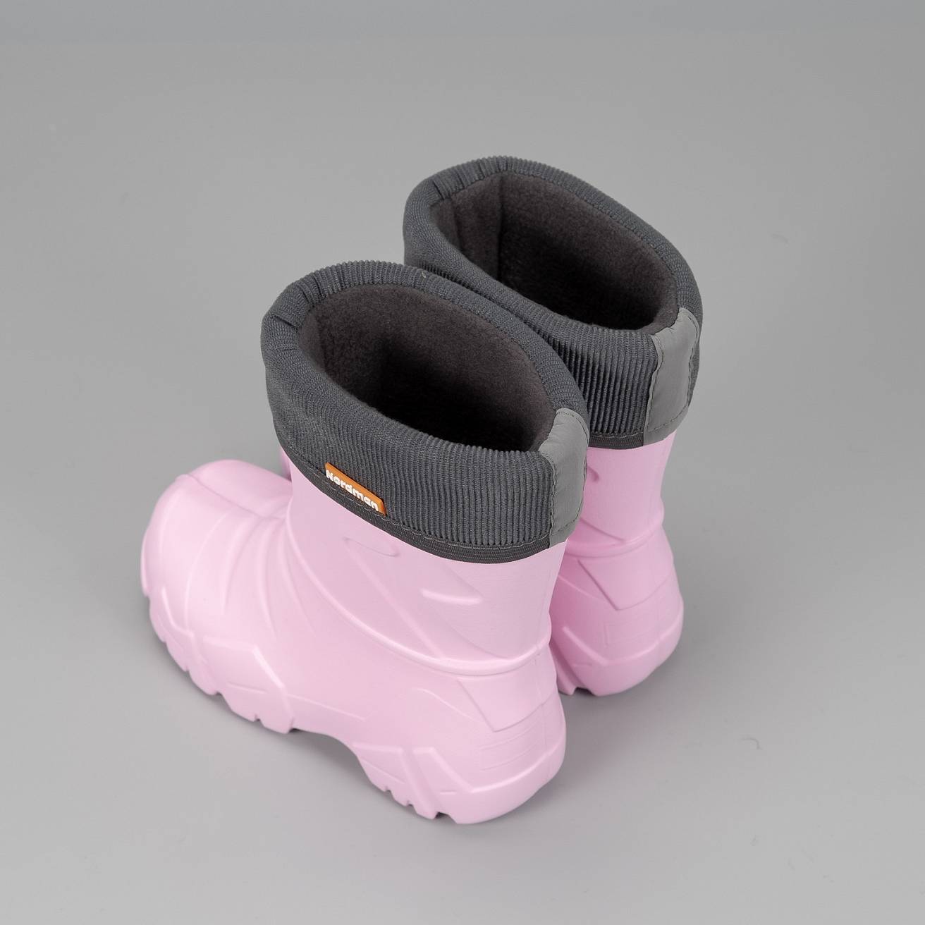 Сапоги детские Nordman Kids со съемным флисовым утеплителем Нежно-розовый - фото 2