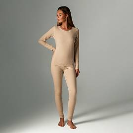 Термобелье Nordman женское Active, цвет бежевый