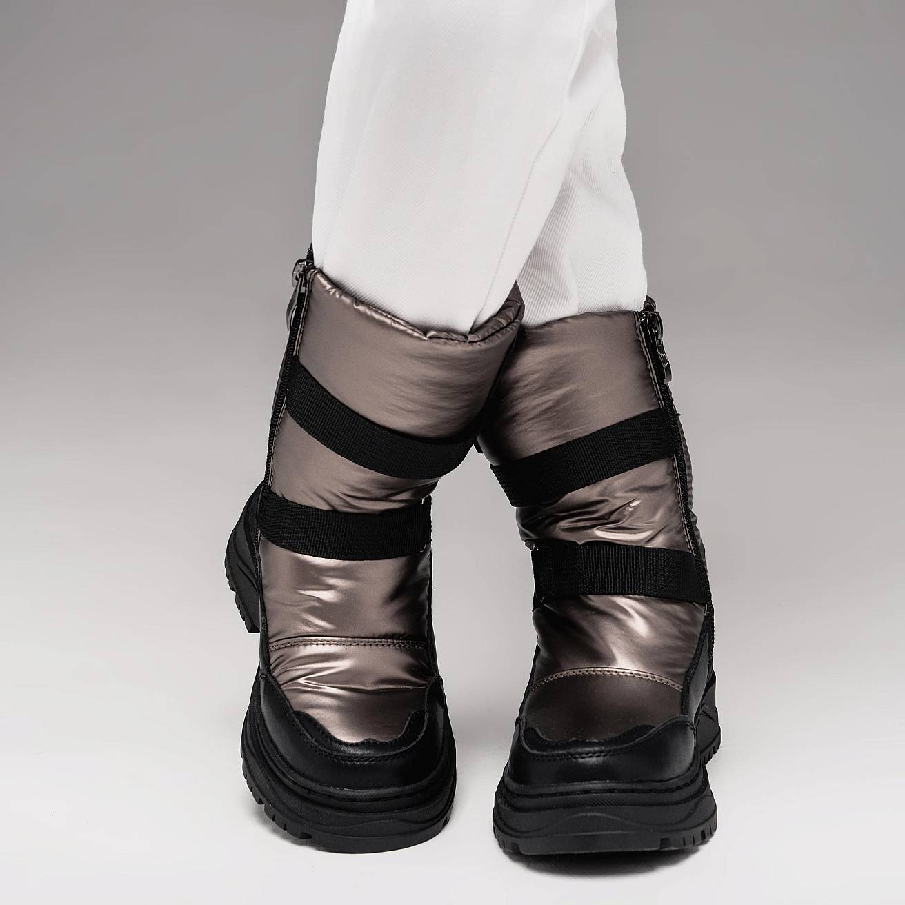 Nordman дутики цвет черно-медный - фото 2