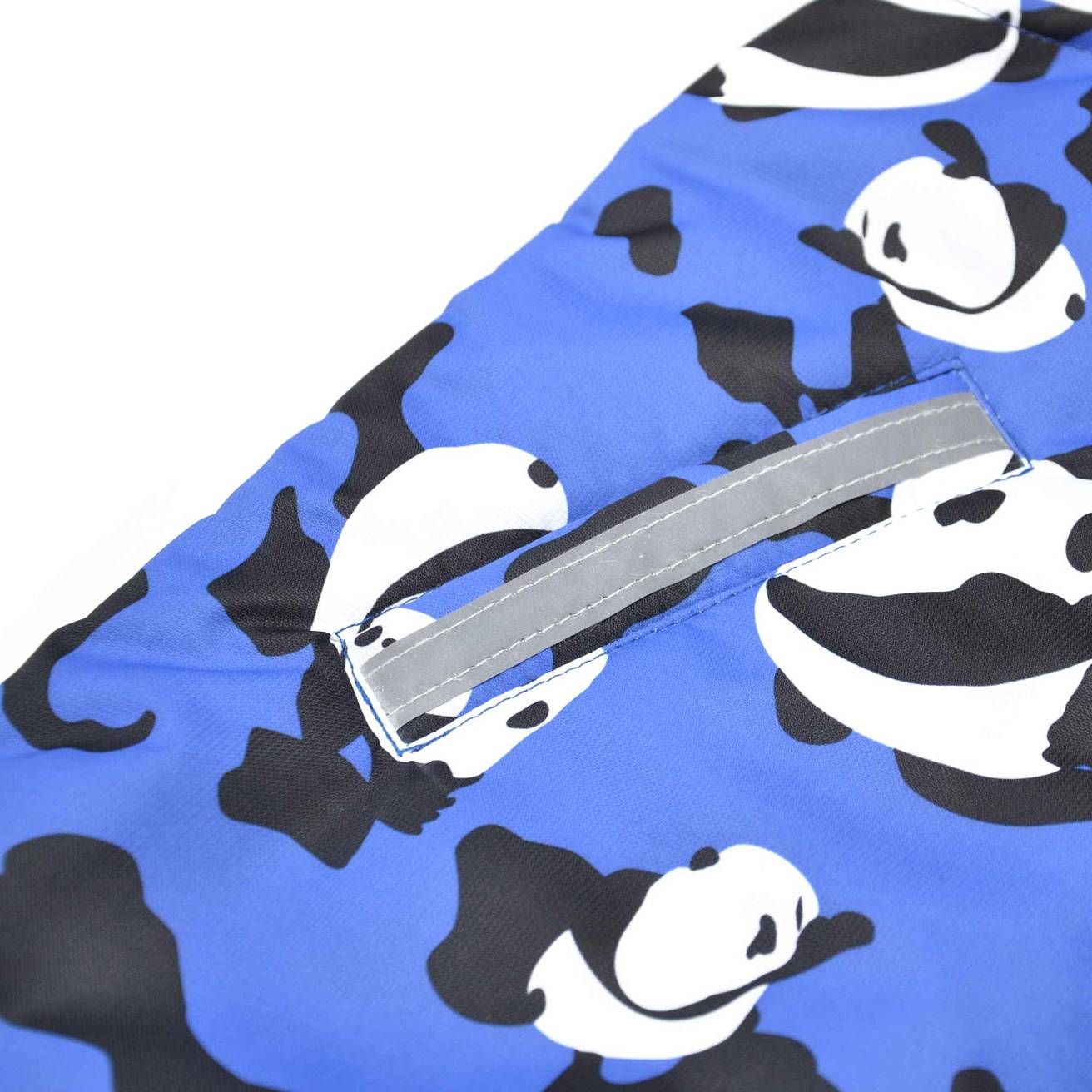 Жилетка с капюшоном василек панды - фото 4