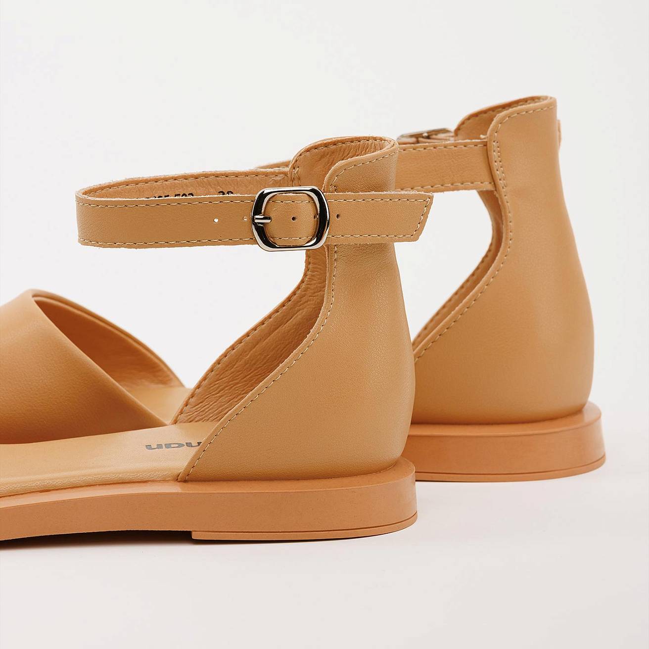 Женские сандалии Nordman бежевые - фото 2