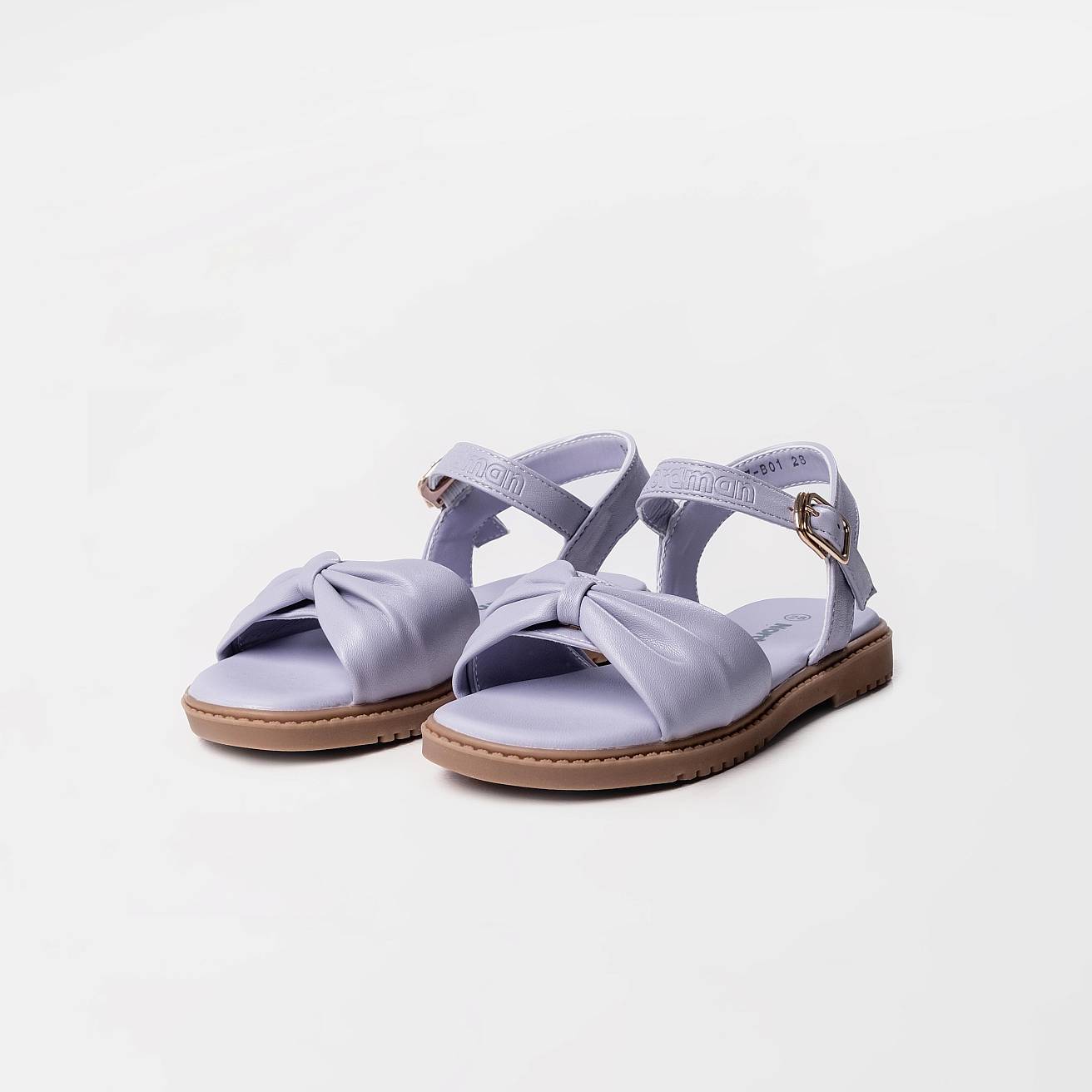 Босоножки детские летние лиловые - фото 3